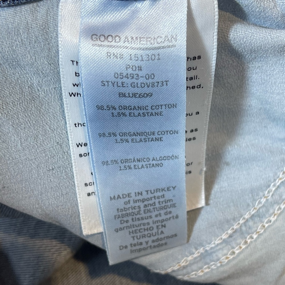 Good American Good Legs Skinny Jeans Size 6/28 - Picture 8 of 9